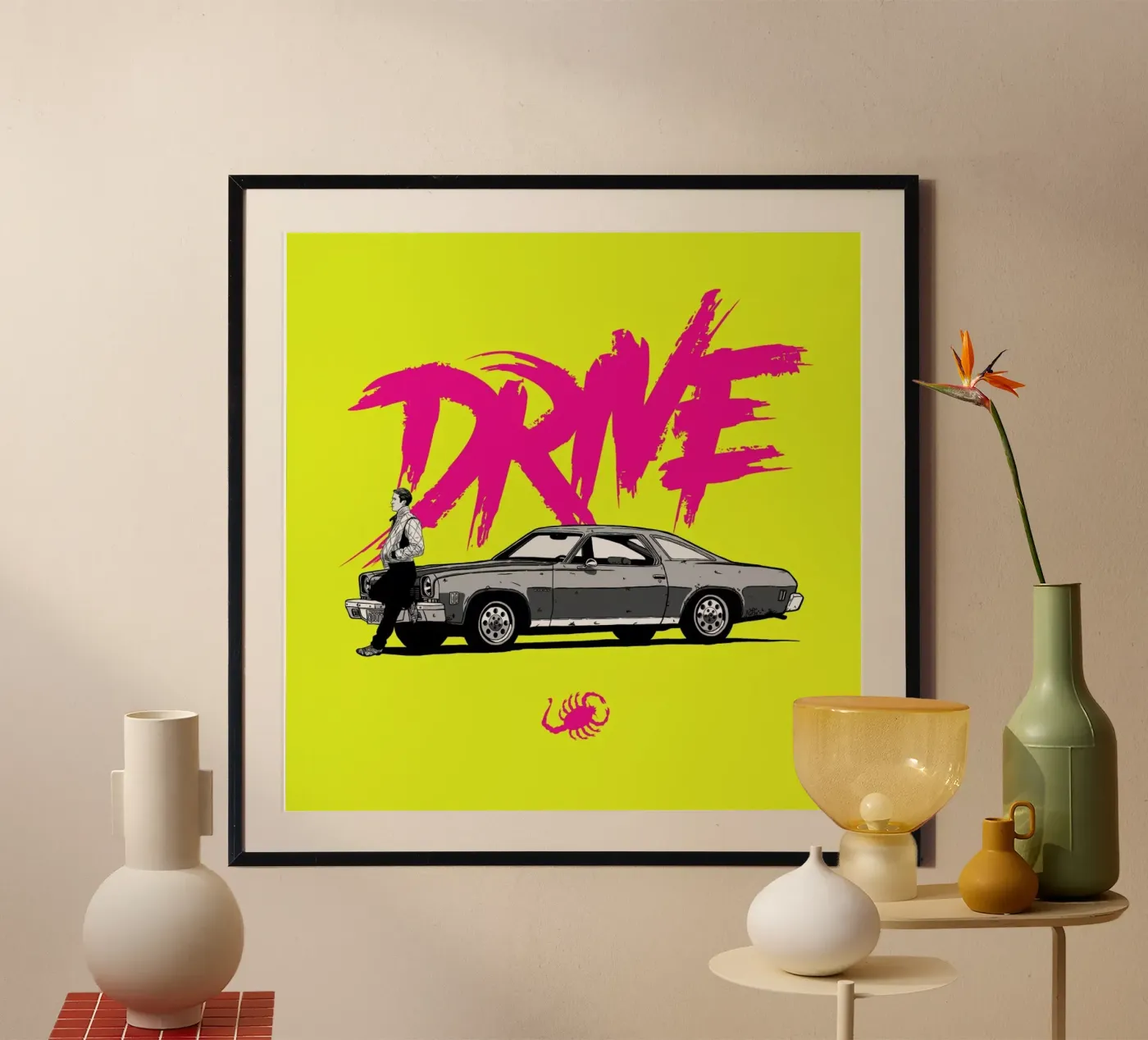 Drive - Yellow poster da Federico Mancosu