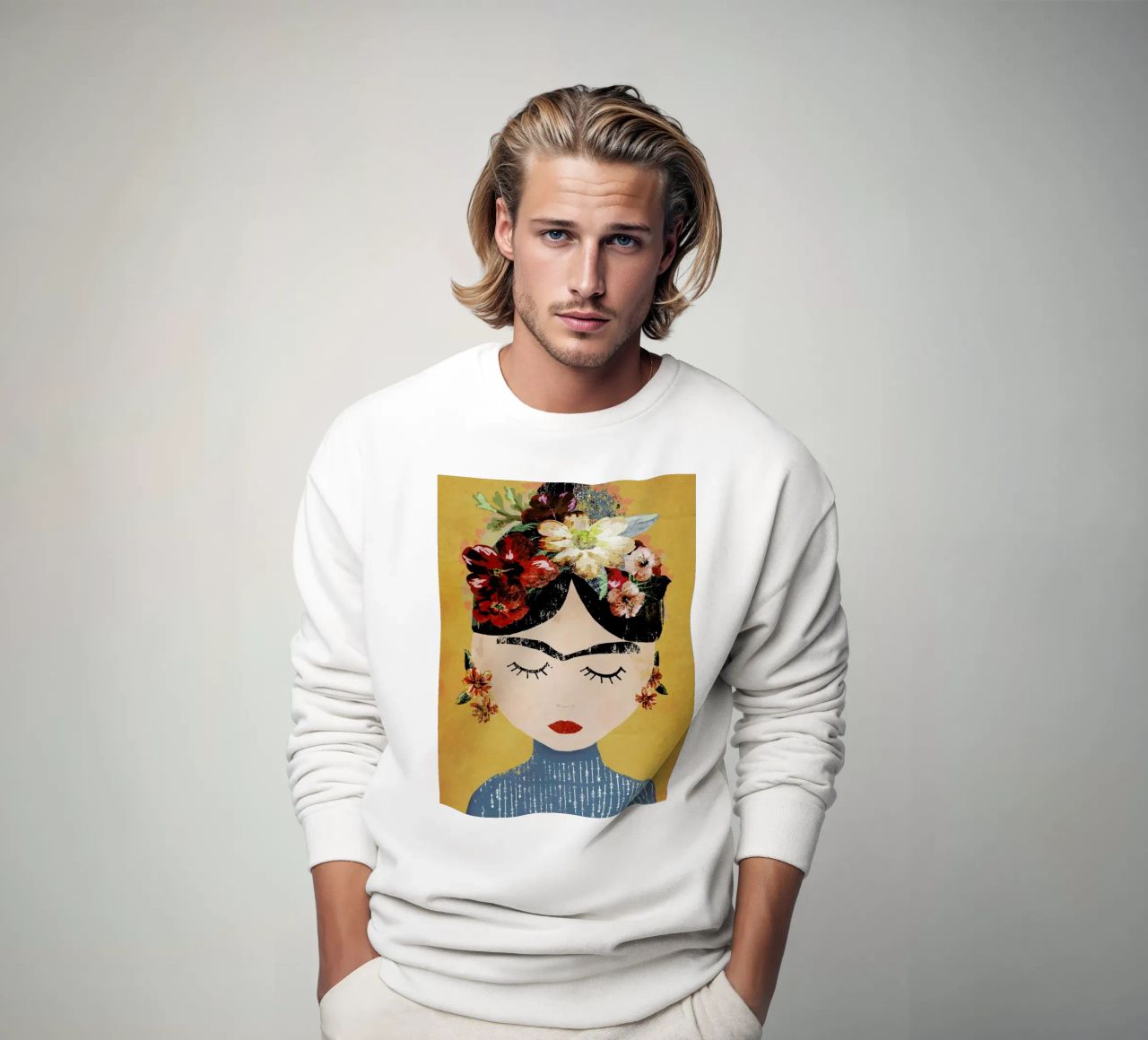 Frida (Yellow) Sweatshirt von treechild