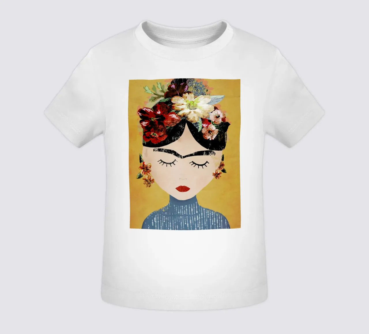 Frida (Yellow) t-shirt pour bébé de treechild