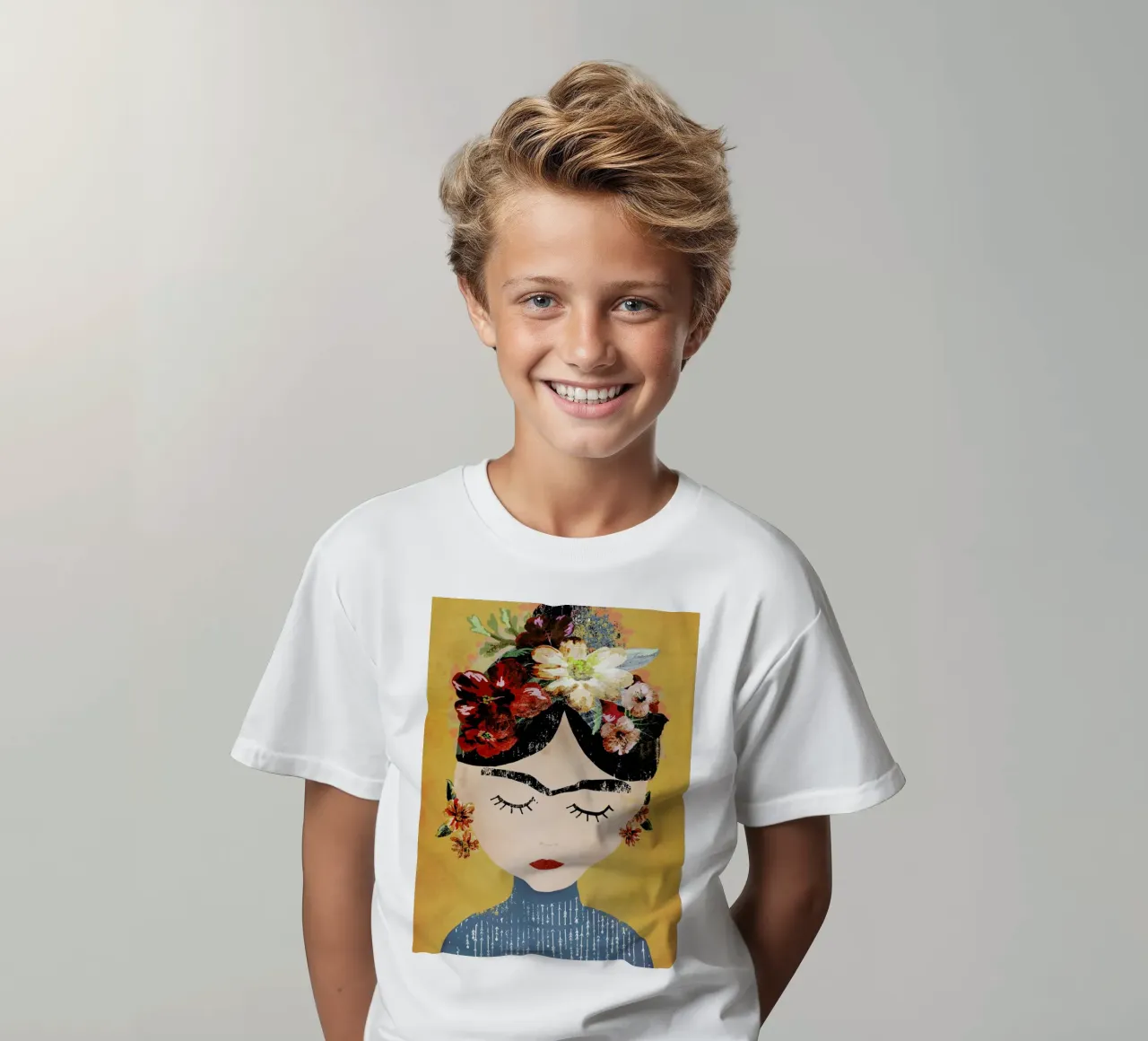 Frida (Yellow) t-shirt enfant de treechild
