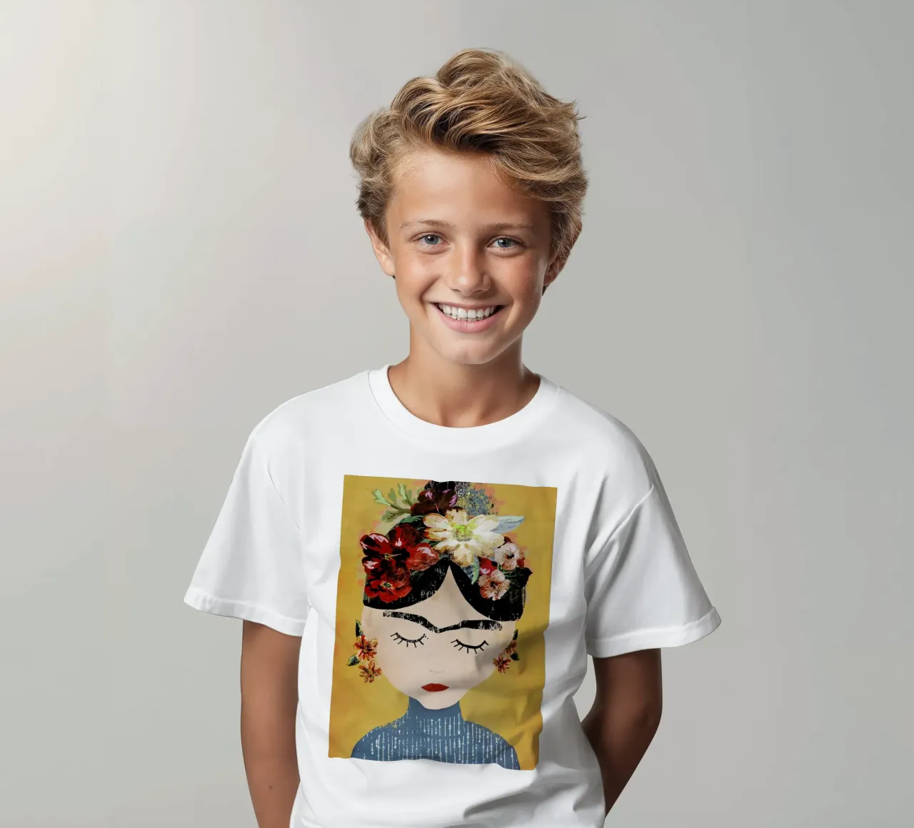 Frida (Yellow) t-shirt enfant de treechild