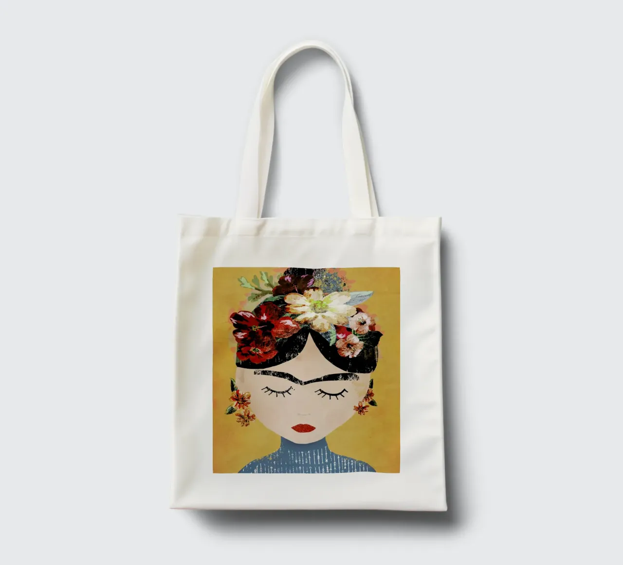 Frida (Yellow) tote bag de treechild