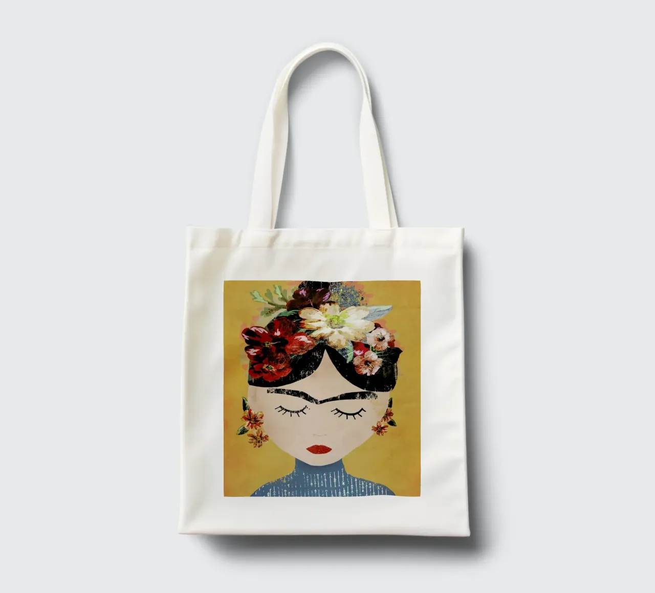 Frida (Yellow) tote bag de treechild