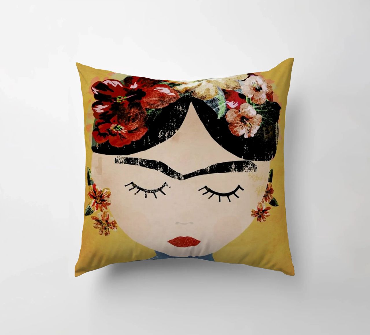 Frida (Yellow) coussin de treechild