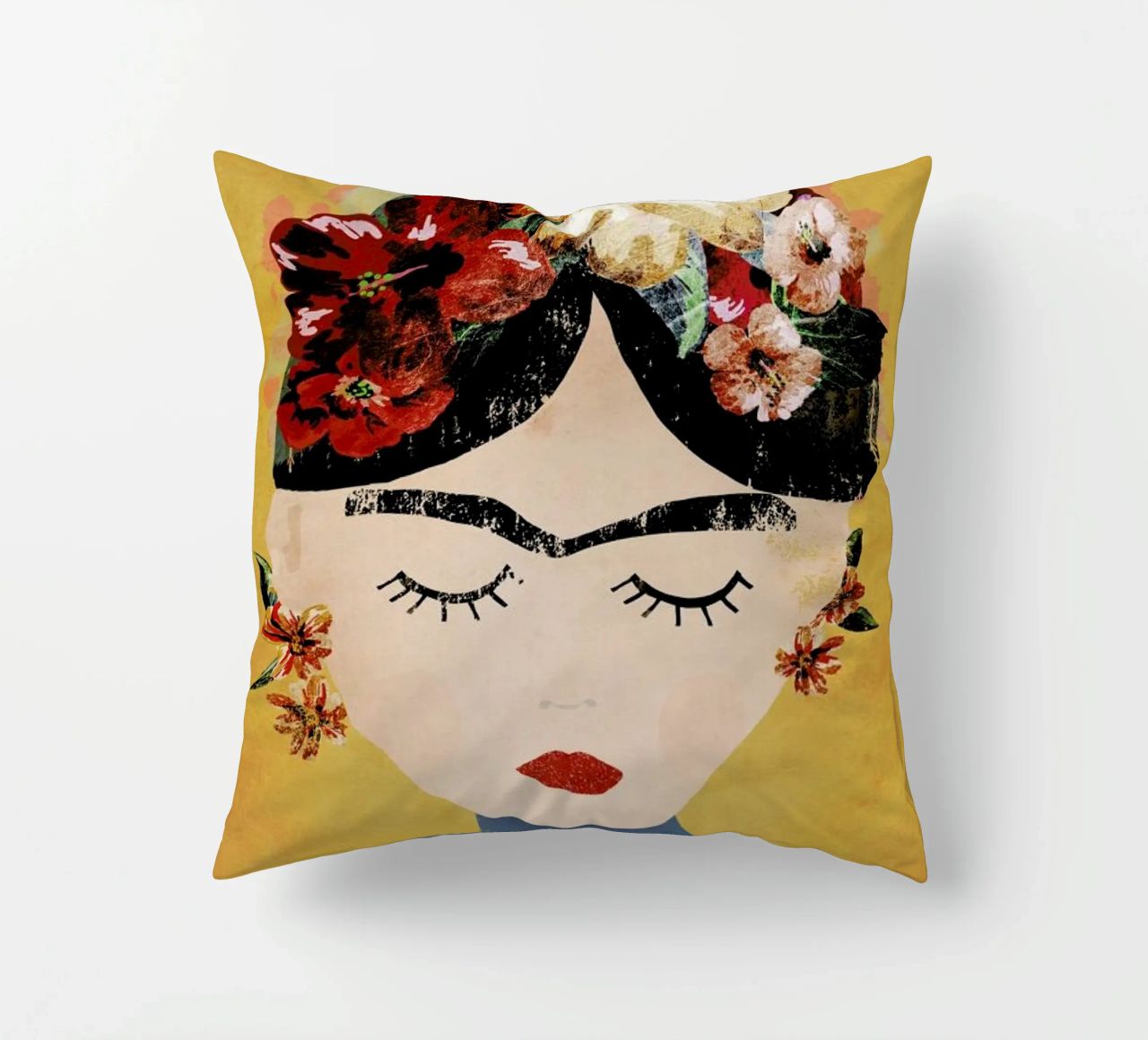 Frida (Yellow) coussin de treechild