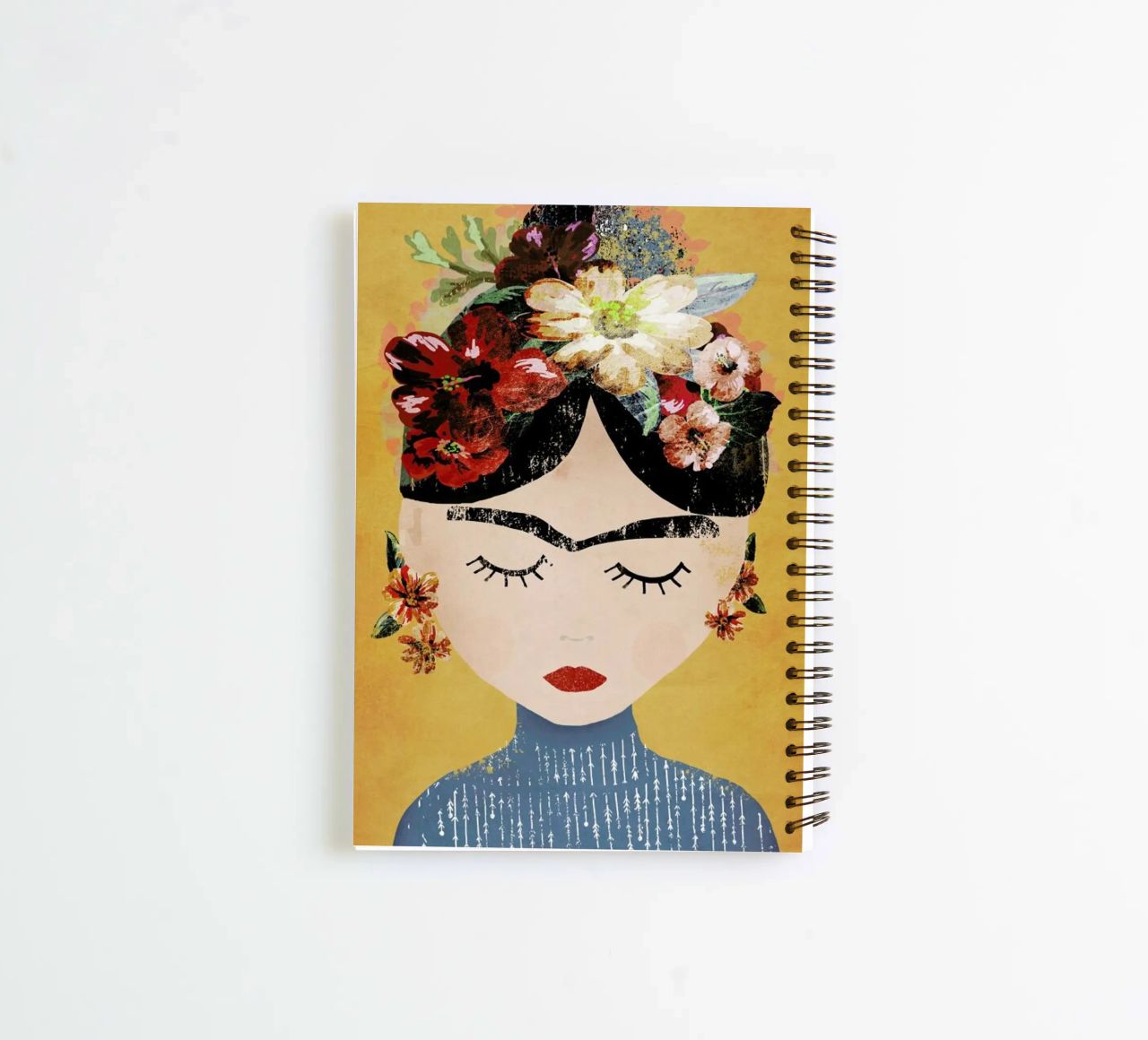 Frida (Yellow) Ringbuch von treechild