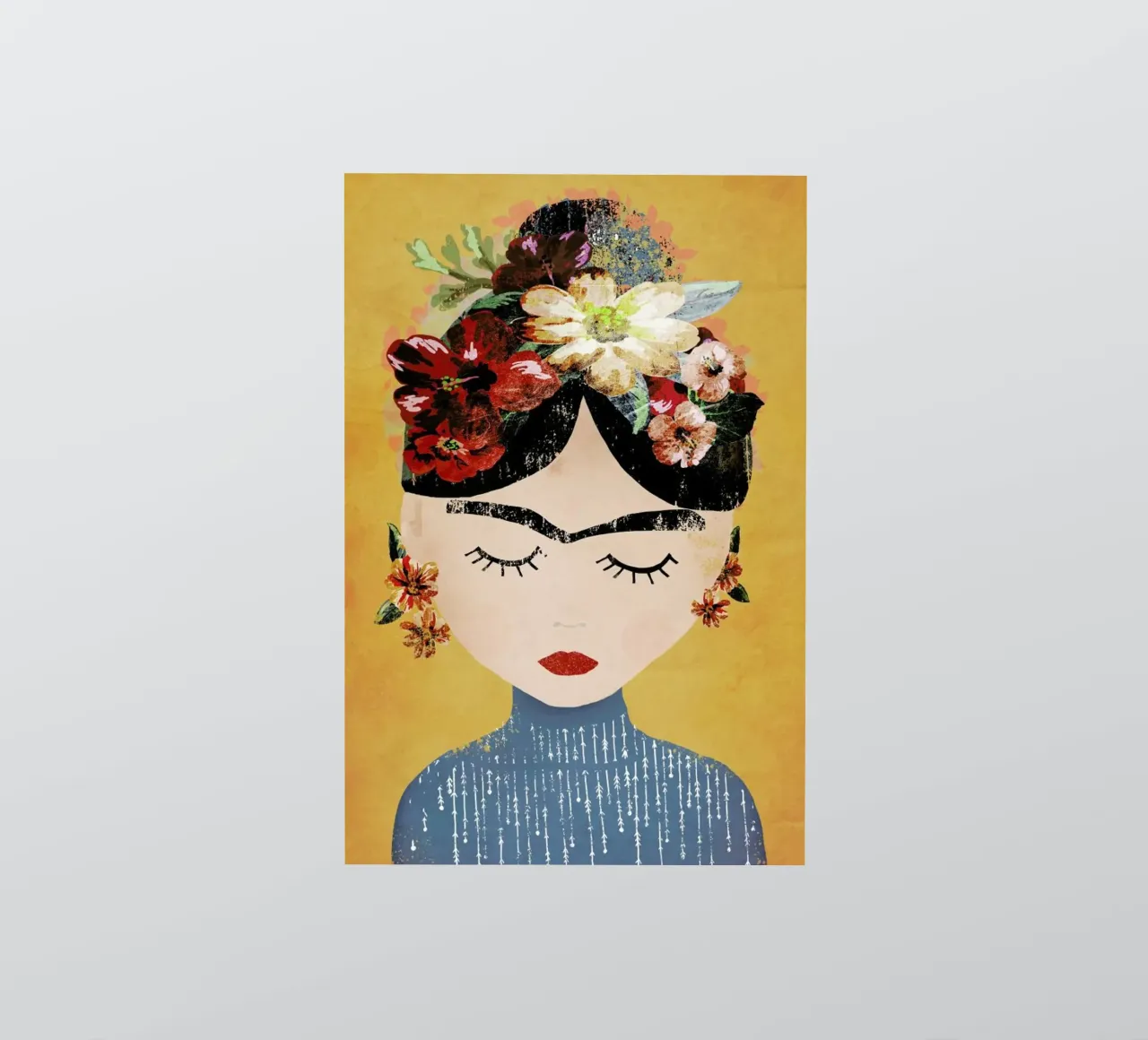 Frida (Yellow) autocollant de treechild