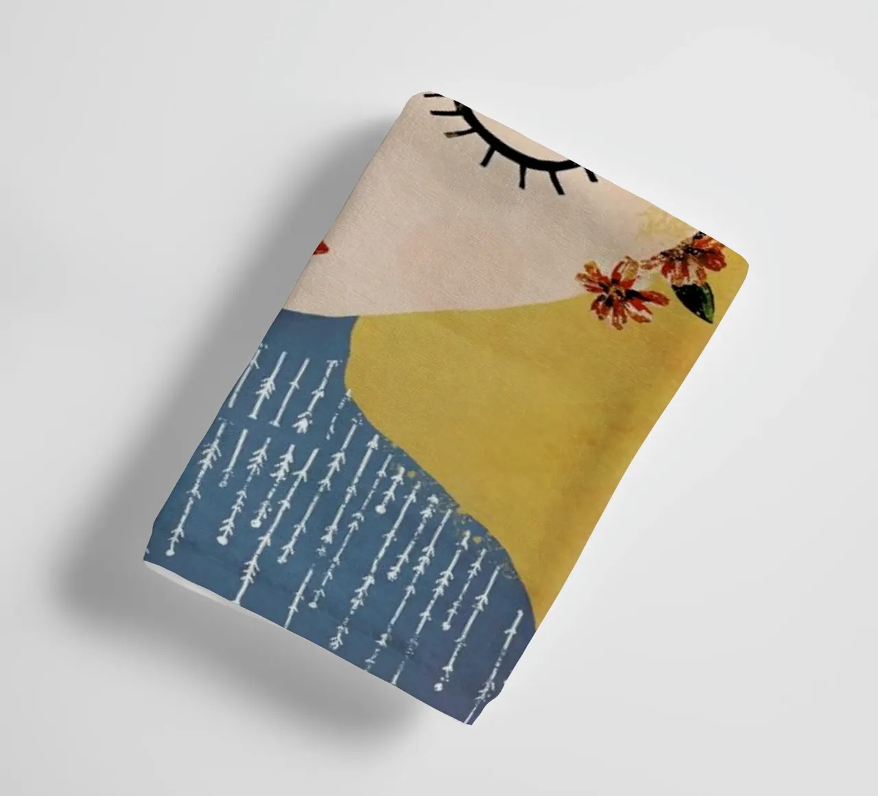 Frida (Yellow) asciugamano da bagno da treechild