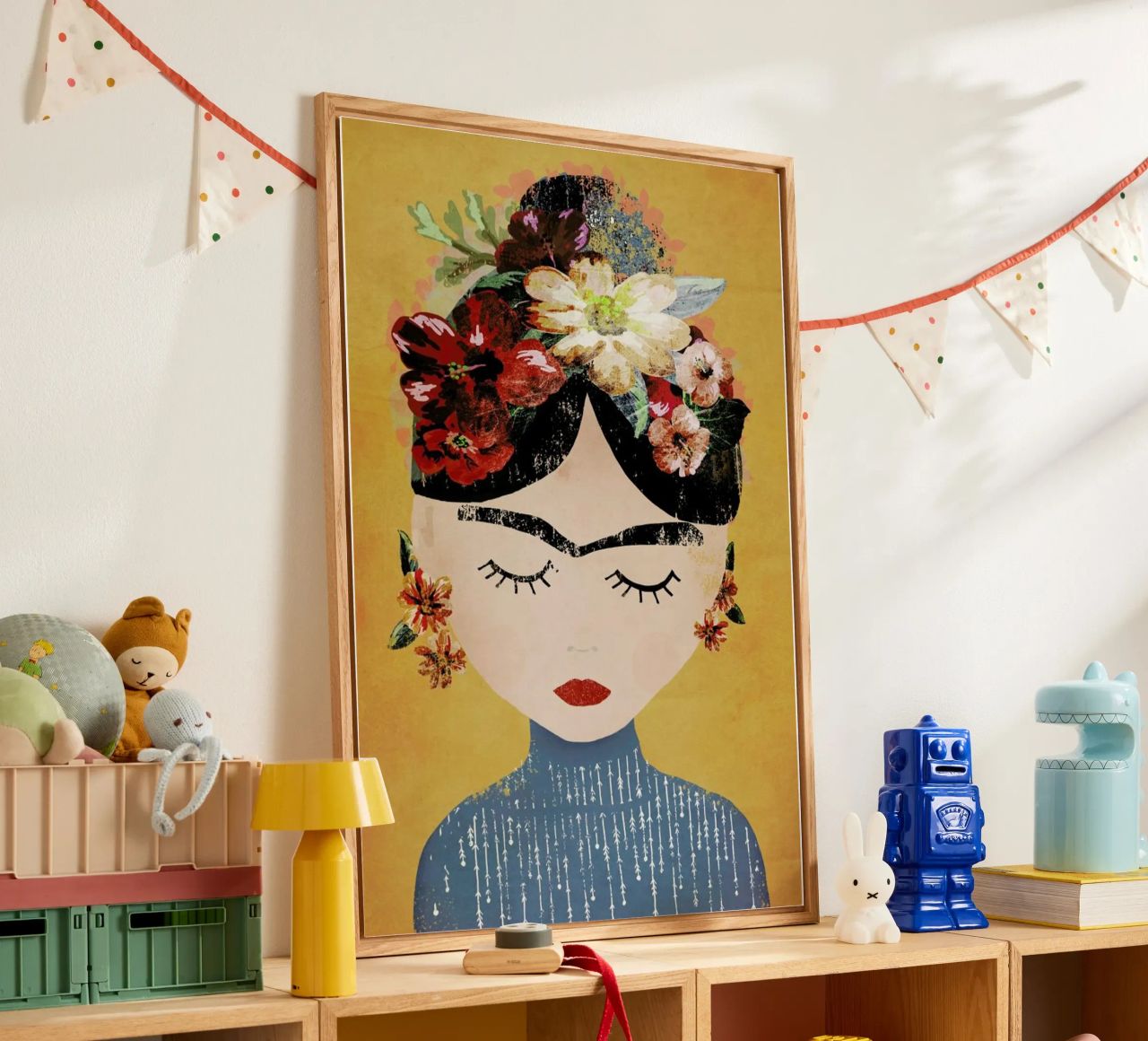 Frida (Yellow) Acryl-Glas von treechild