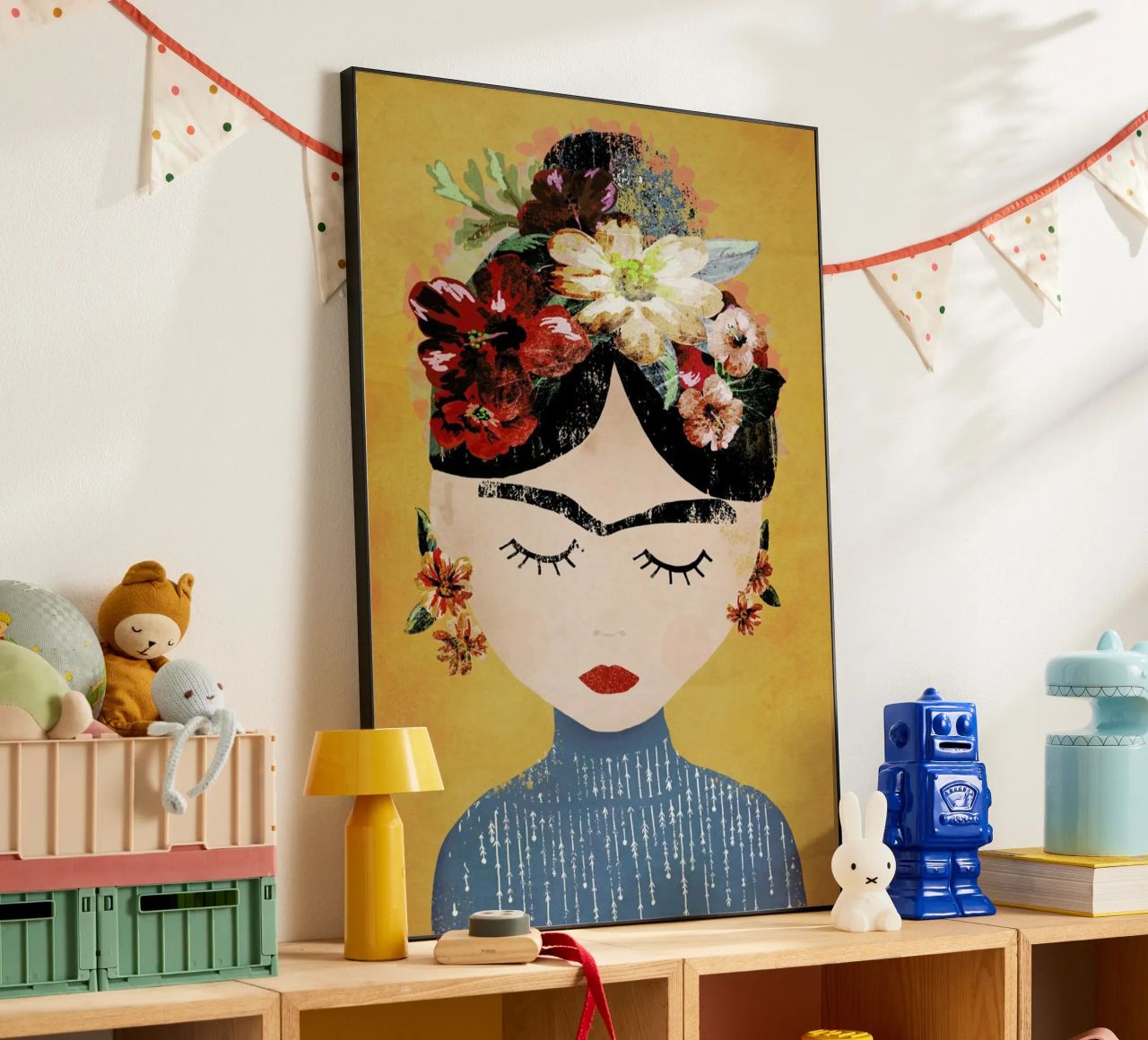 Frida (Yellow) alluminio dibond da treechild