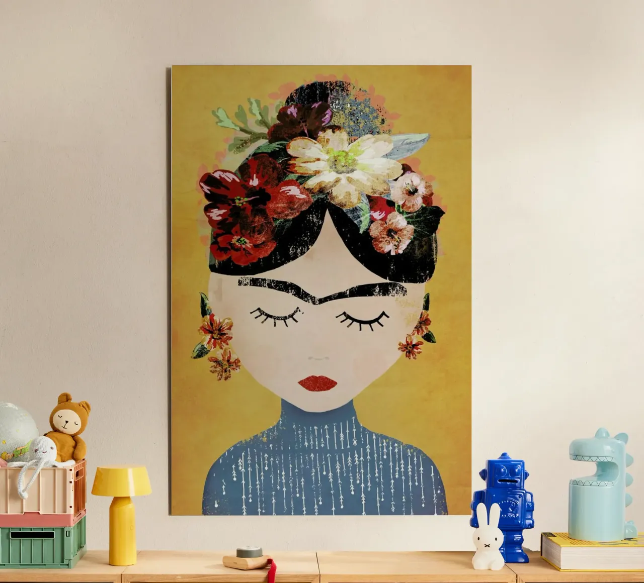 Frida (Yellow) alu dibond de treechild