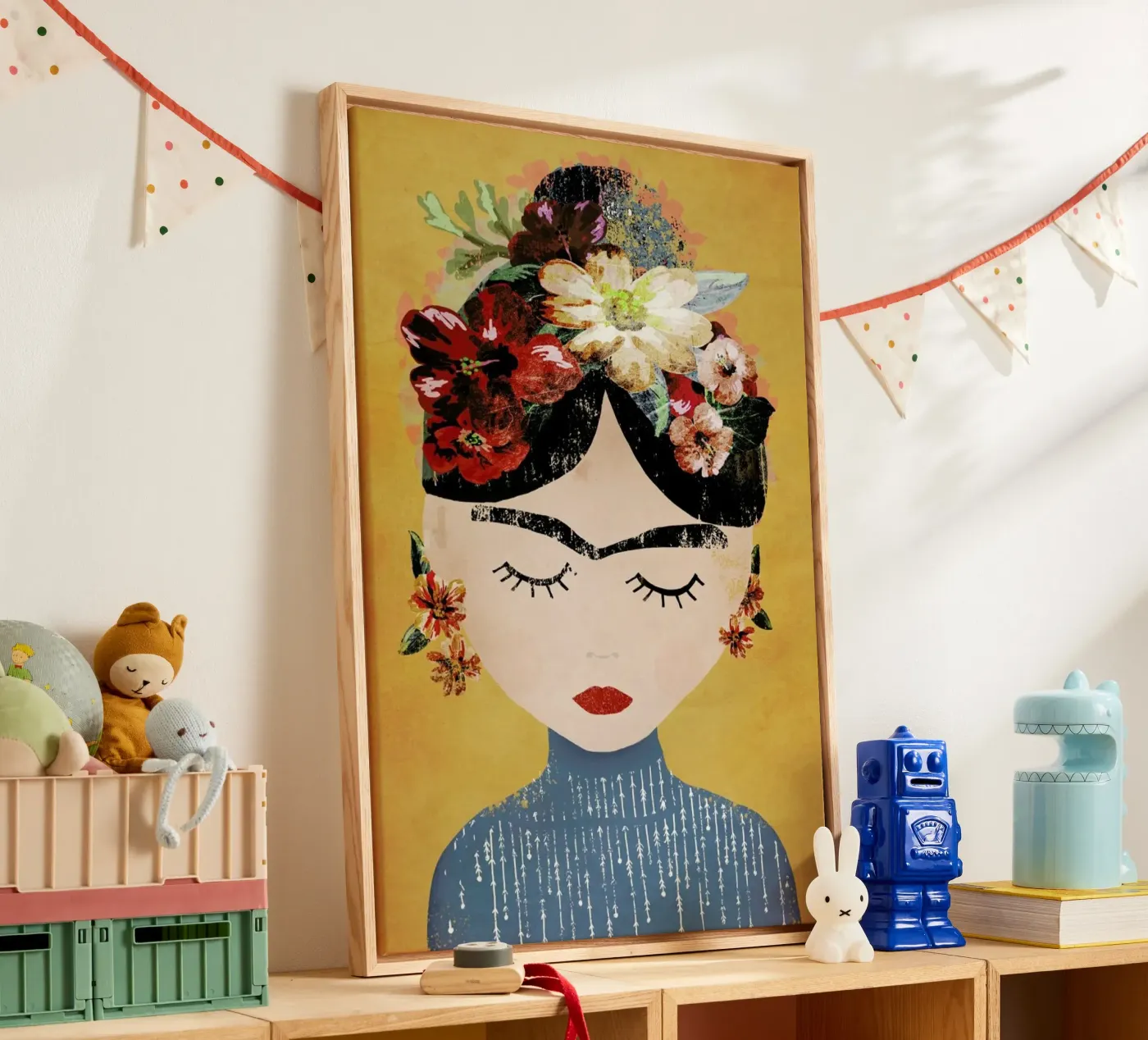 Frida (Yellow) canvas by treechild