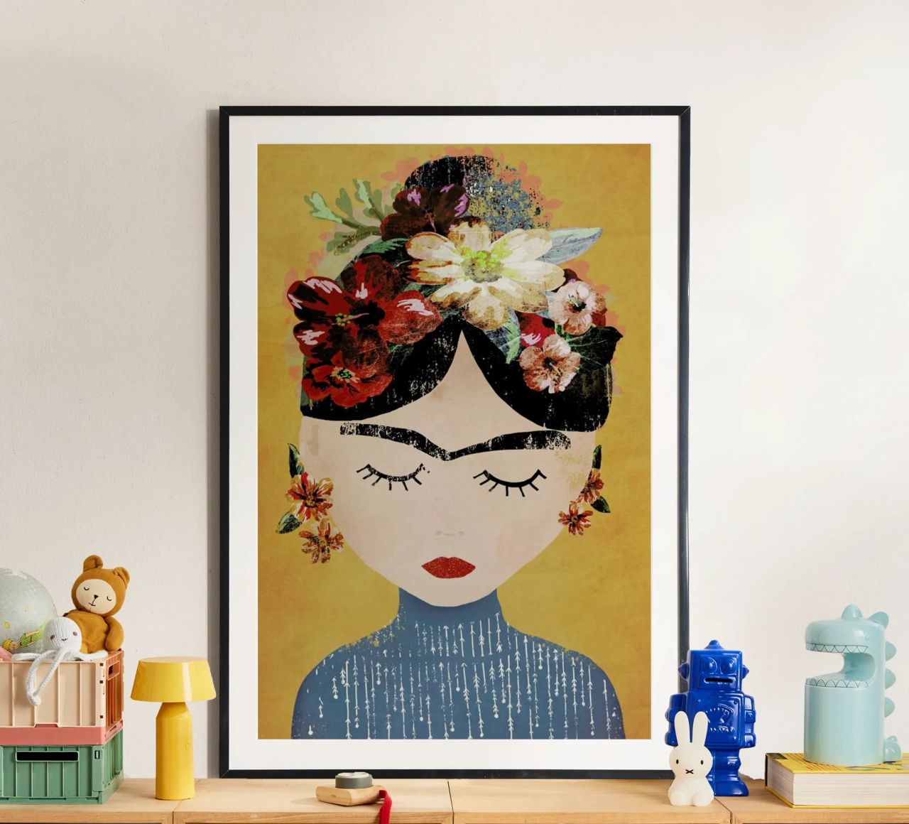 Frida (Yellow) poster da treechild