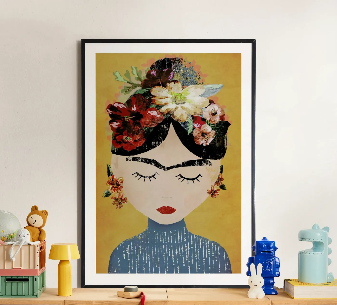 Frida (Yellow) poster by treechild