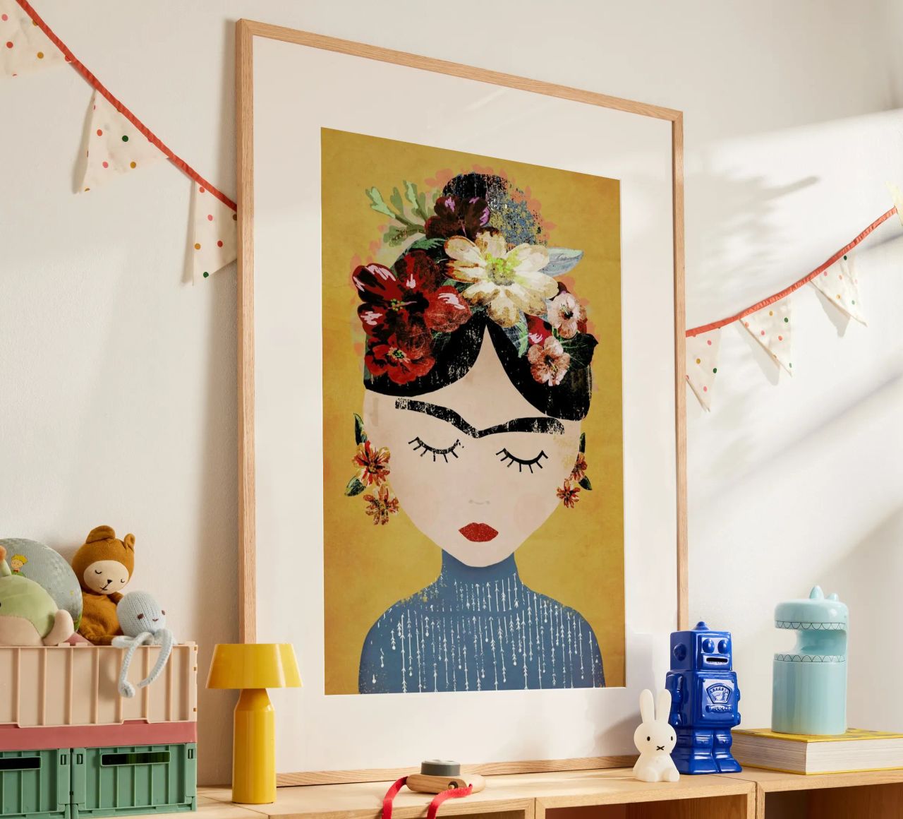 Frida (Yellow) poster da treechild
