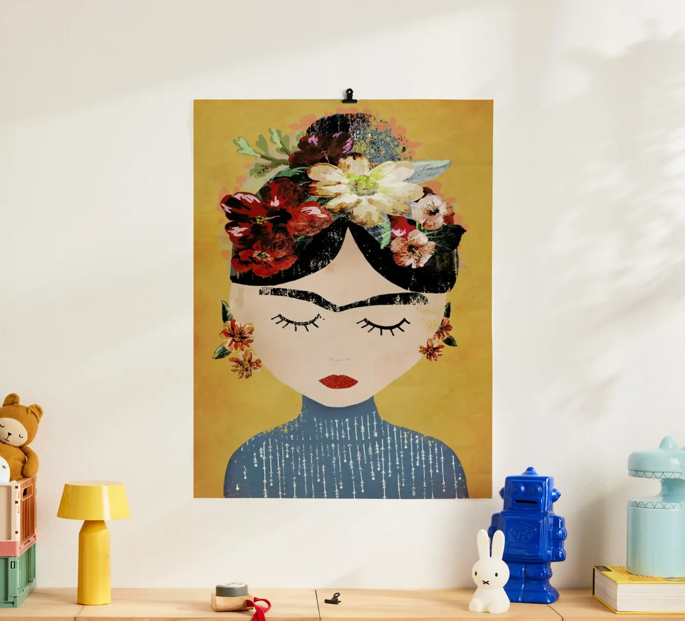 Frida (Yellow) poster da treechild