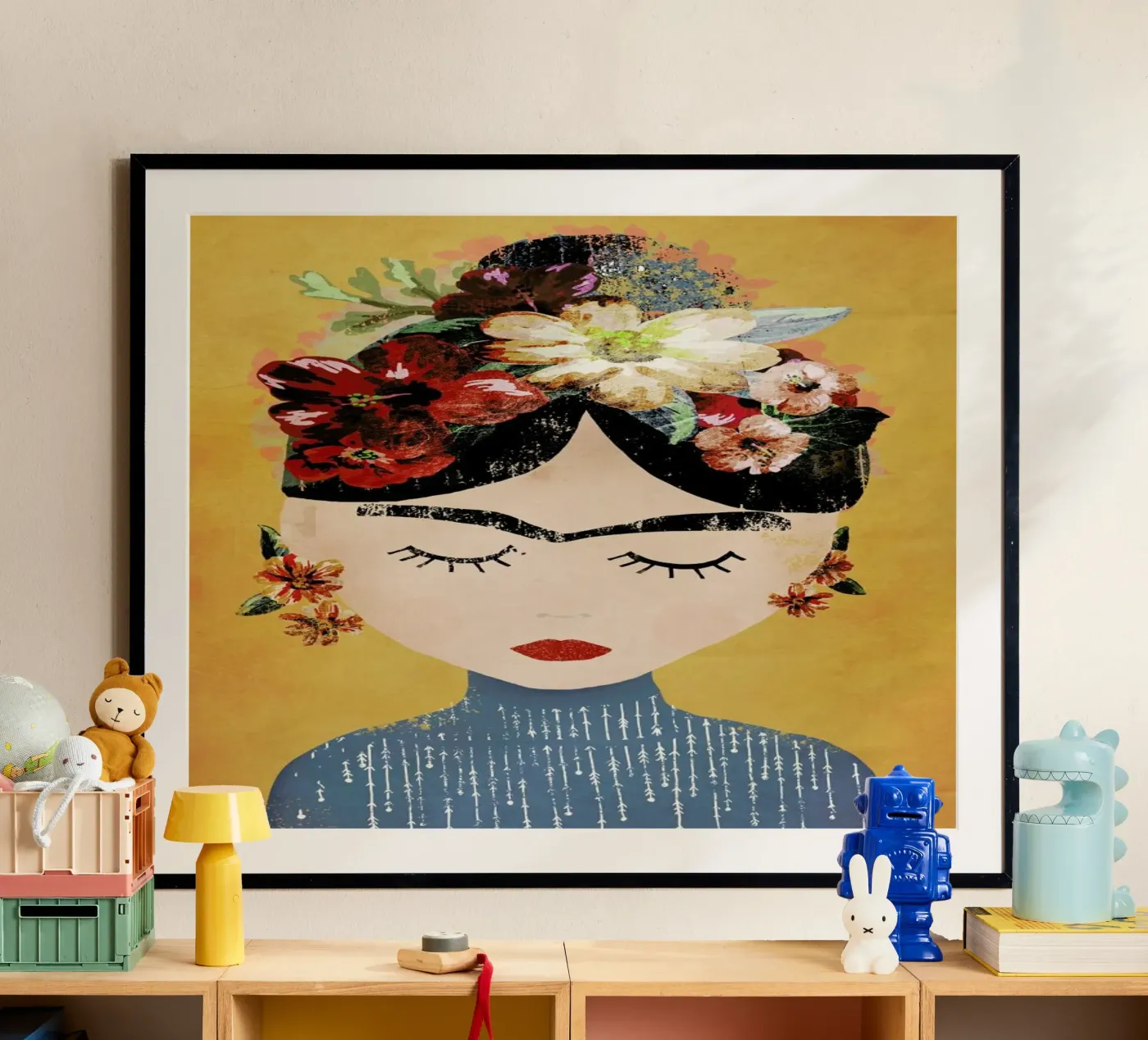 Frida (Yellow) poster da treechild