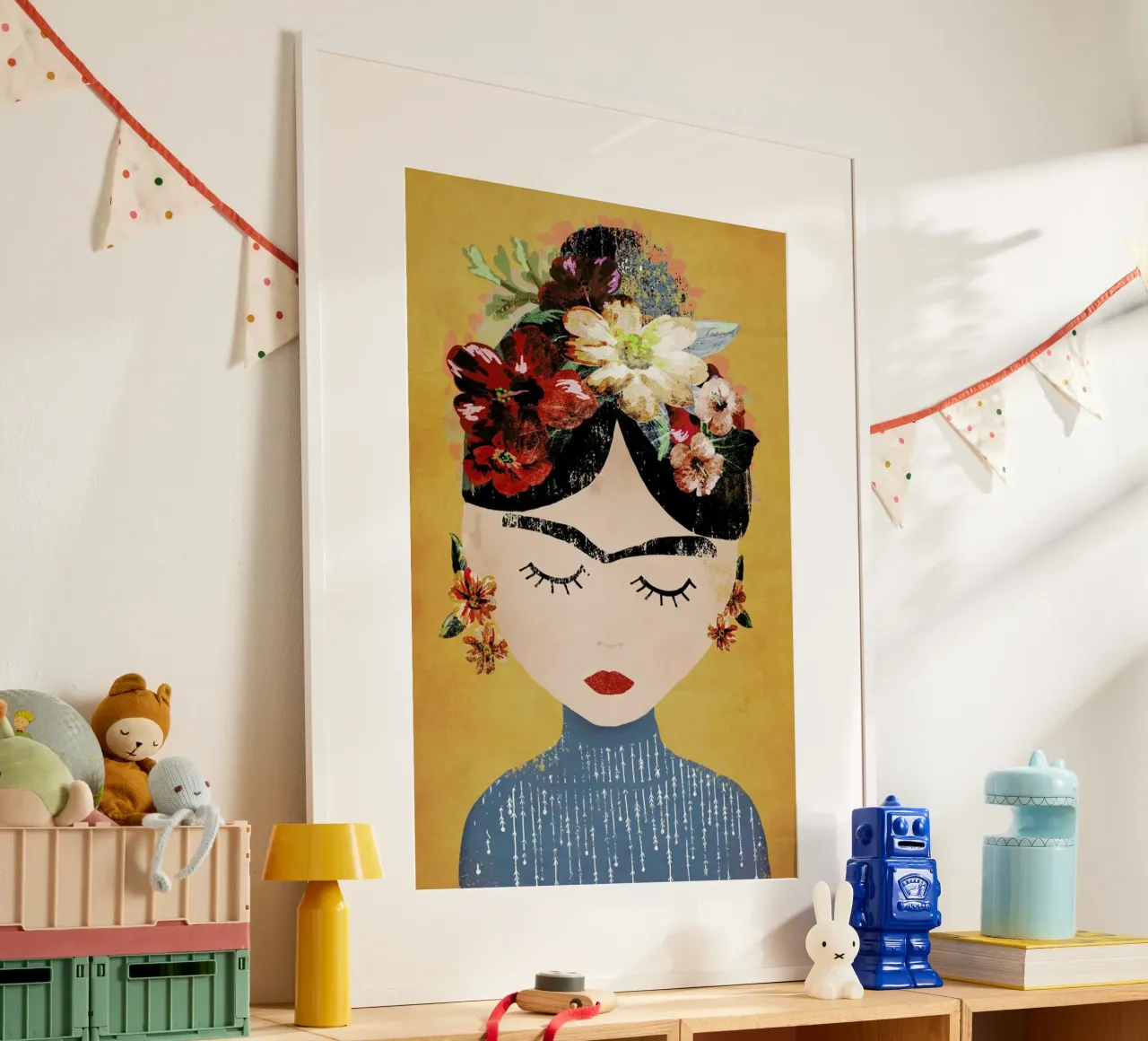 Frida (Yellow) poster de treechild