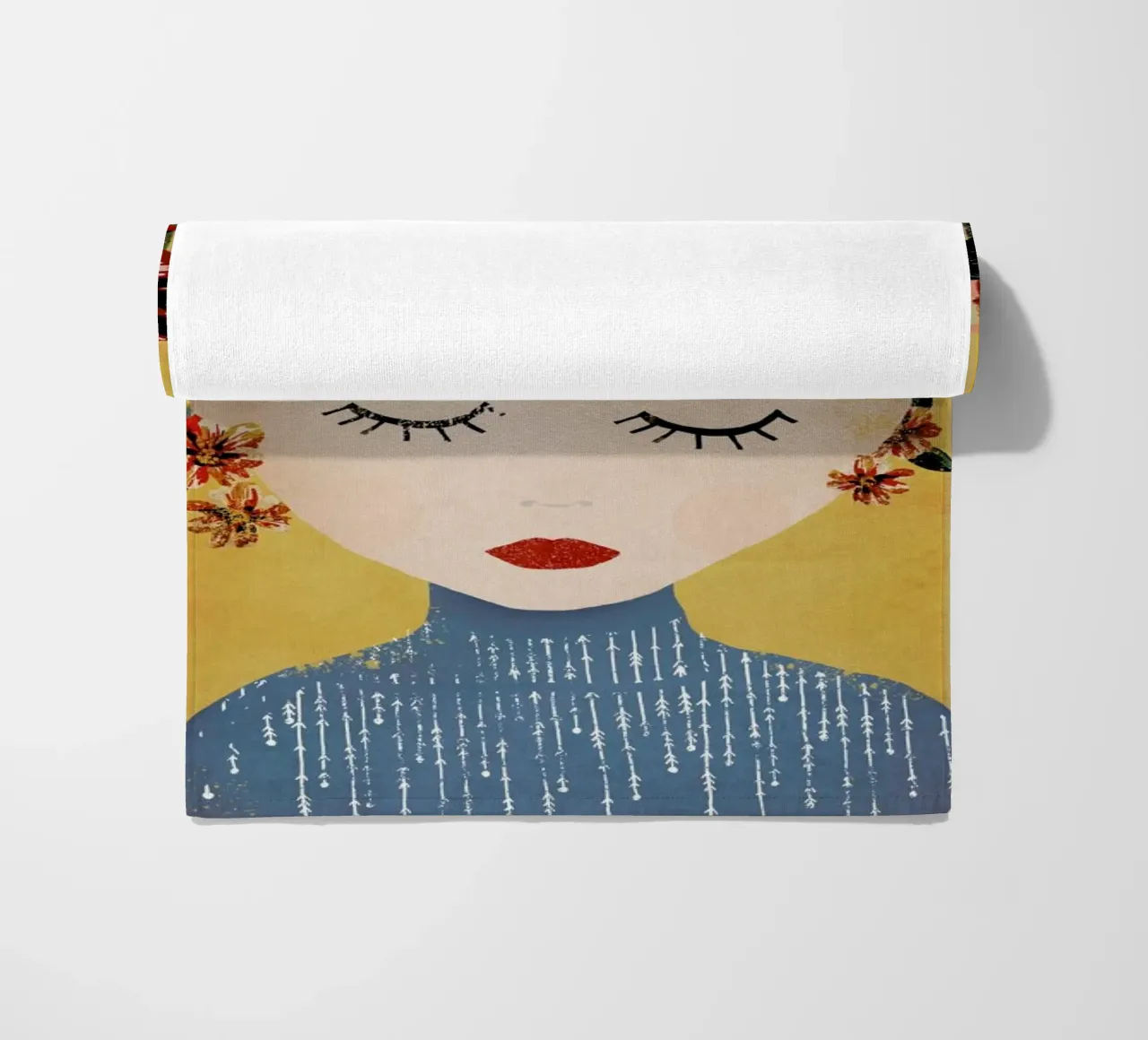 Frida (Yellow) Strandtuch von treechild