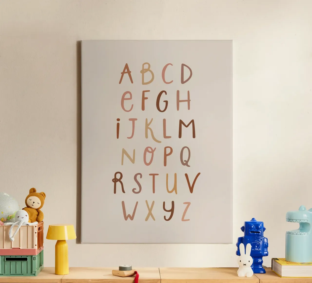 ABC canvas by treechild