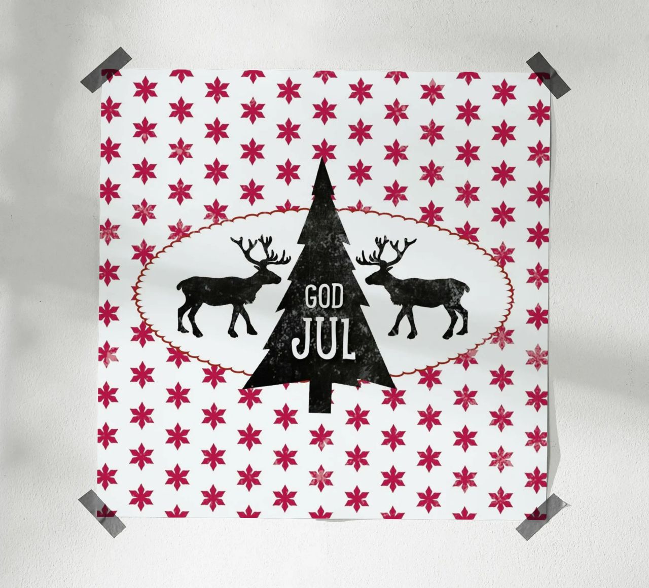 Gott Jul Poster von Monika Strigel