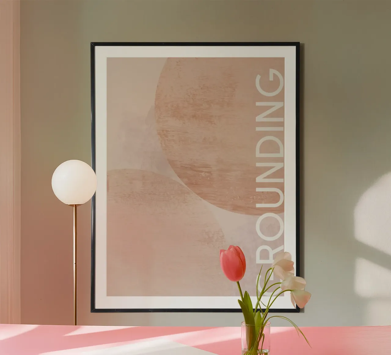 Grounding poster con telaio in alluminio da treechild