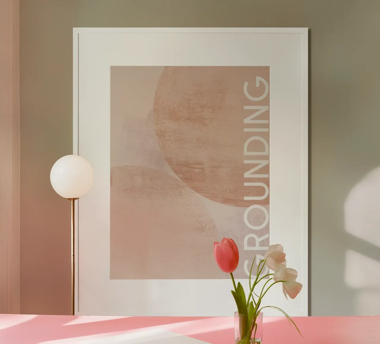 Grounding poster con telaio in alluminio da treechild