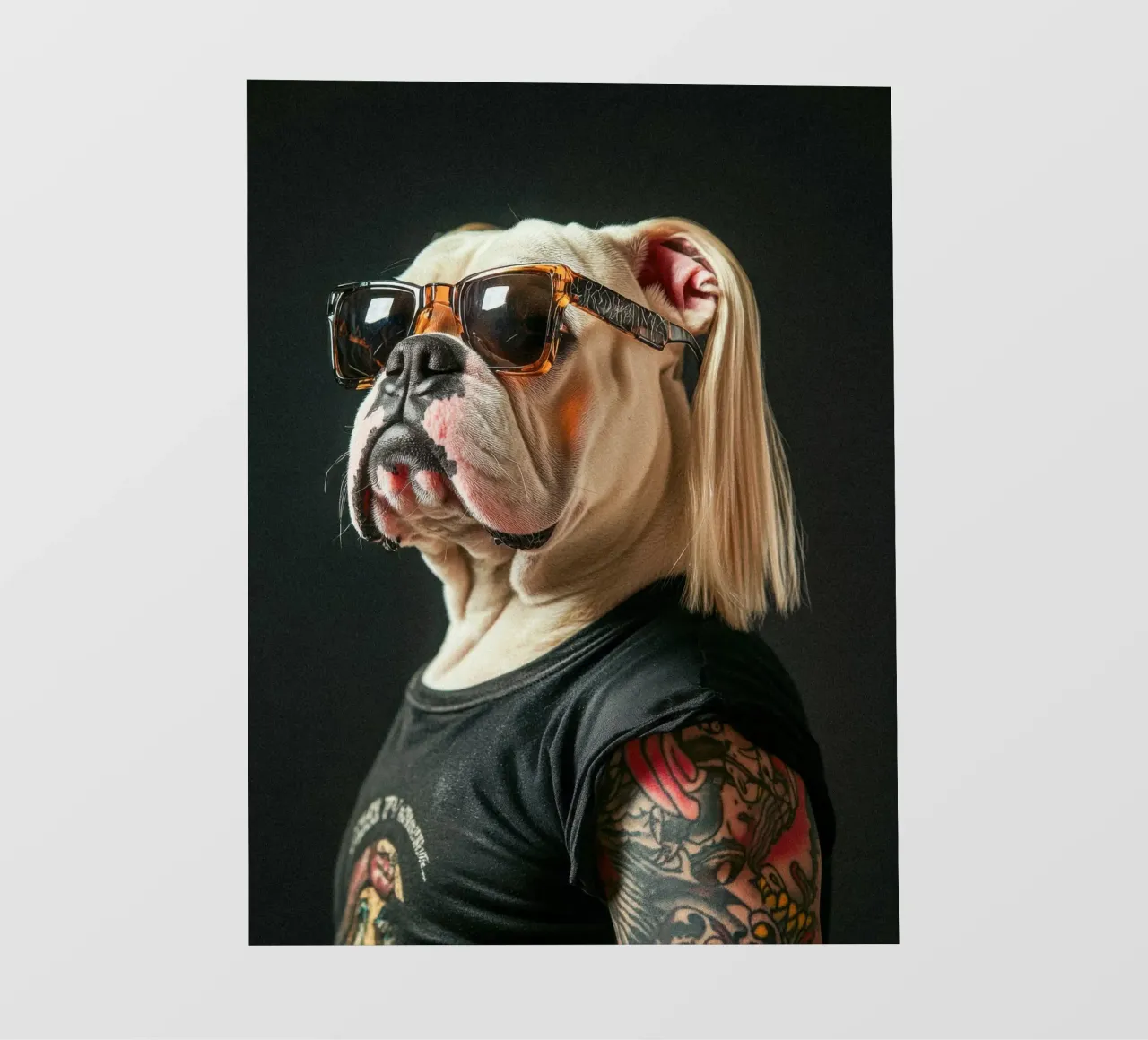 Axel pellicola backlit da Affiches Chien Originales – Dogland