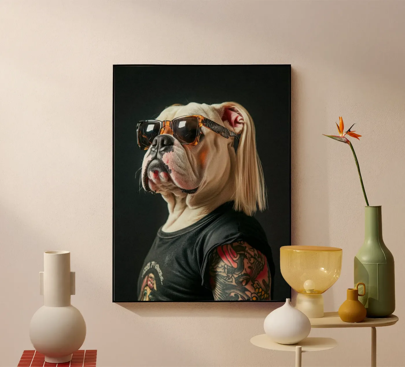 Axel plexiglas de Affiches Chien Originales – Dogland