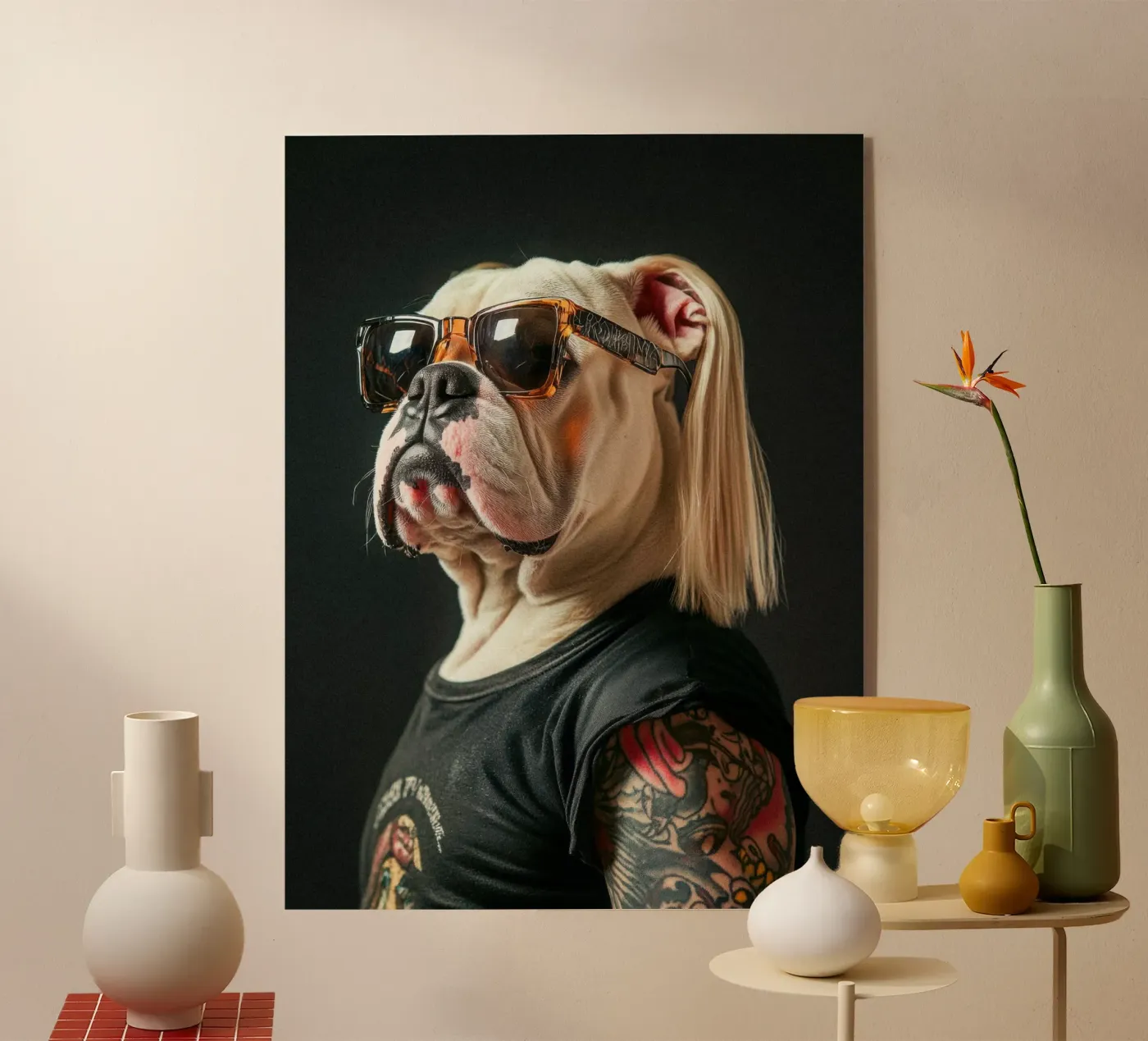 Axel plexiglas de Affiches Chien Originales – Dogland
