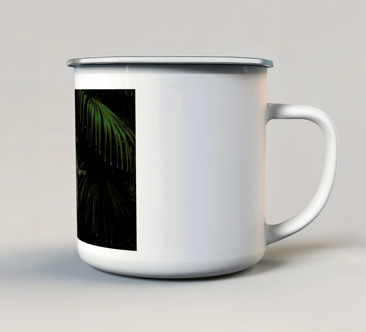 Palm Lover tazza in smalto da Matevž Kosterov