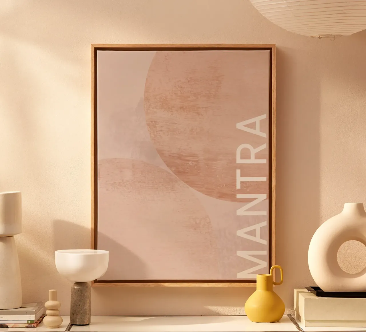 Mantra canvas with Floater frame by treechild
