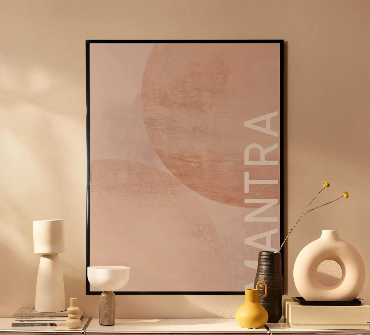 Mantra poster con telaio in alluminio da treechild