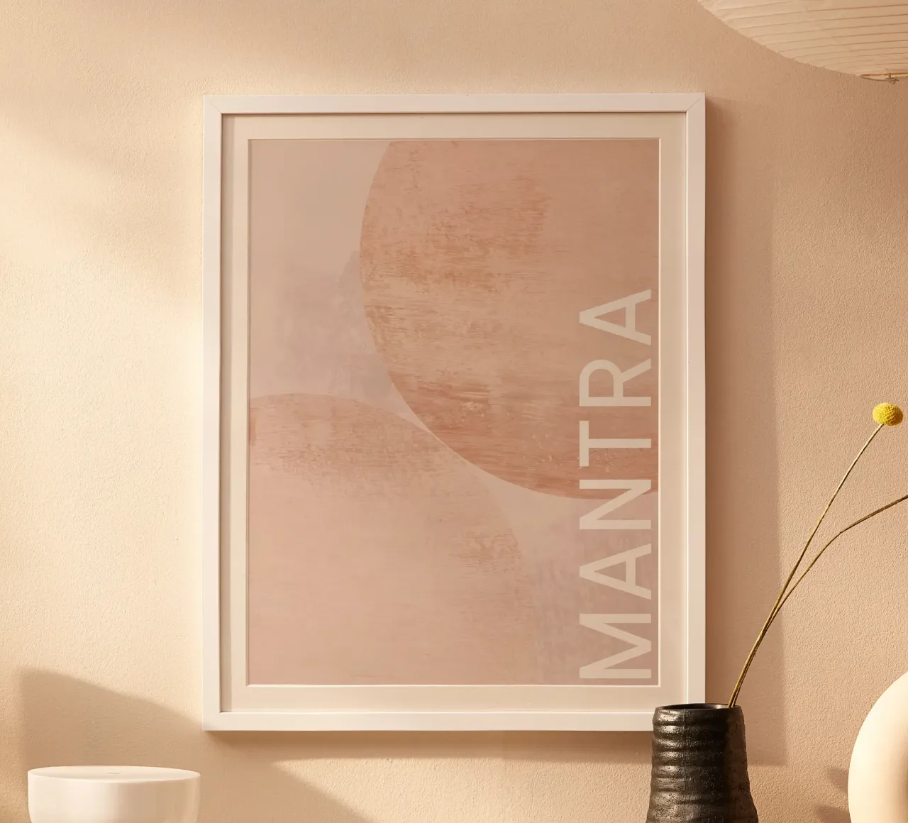 Mantra poster con telaio in alluminio da treechild