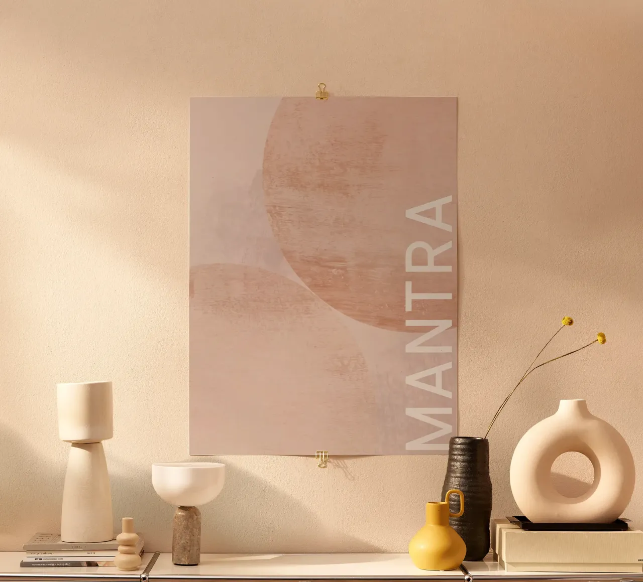 Mantra poster con telaio in alluminio da treechild