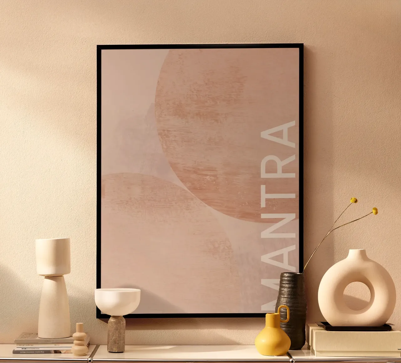 Mantra poster con telaio in alluminio da treechild