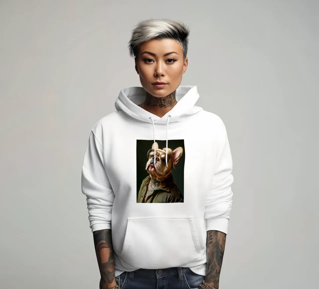 Lorenzo sudadera con capucha de Affiches Chien Originales – Dogland