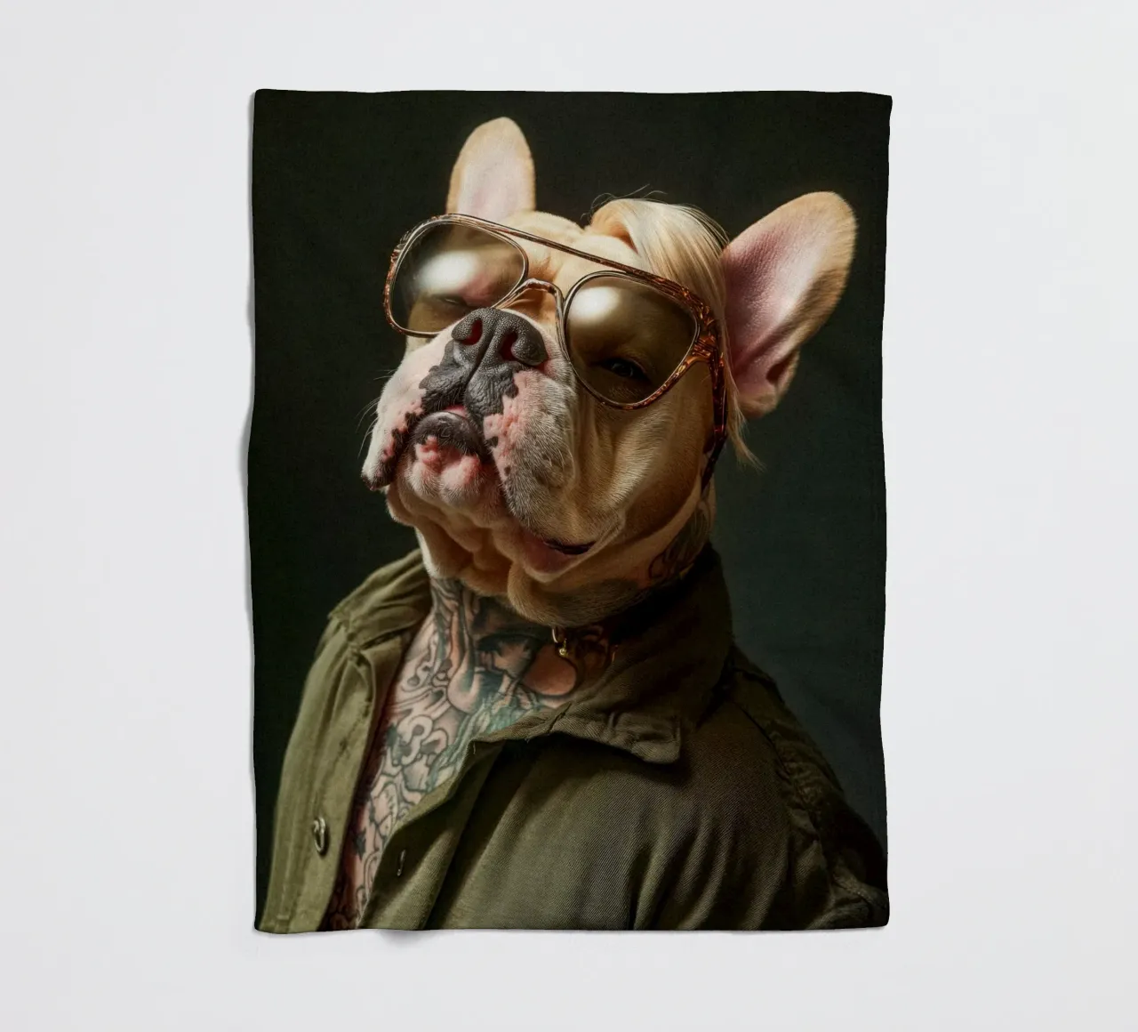 Lorenzo coperta in pile da Affiches Chien Originales – Dogland