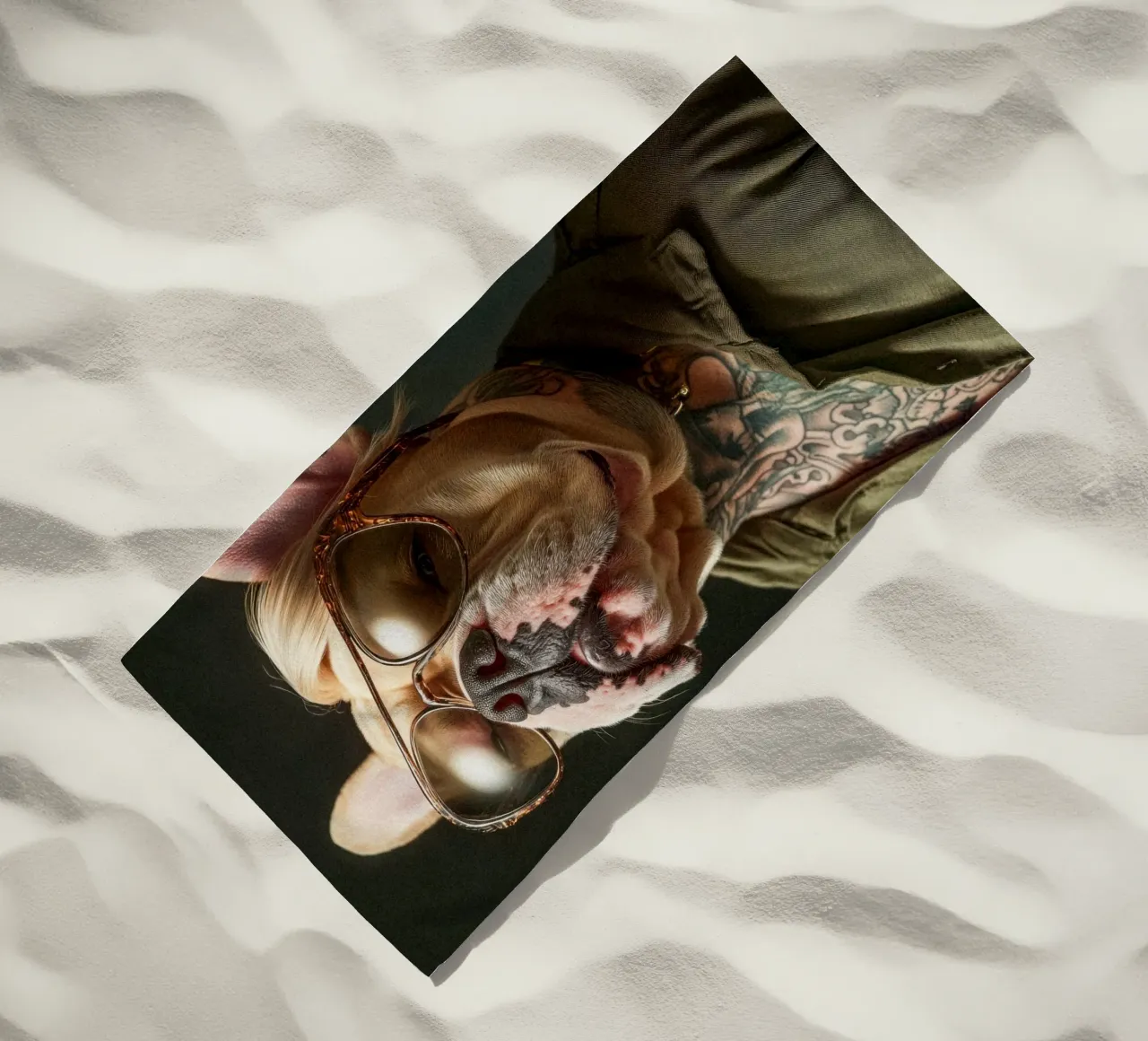 Lorenzo toalla de playa de Affiches Chien Originales – Dogland