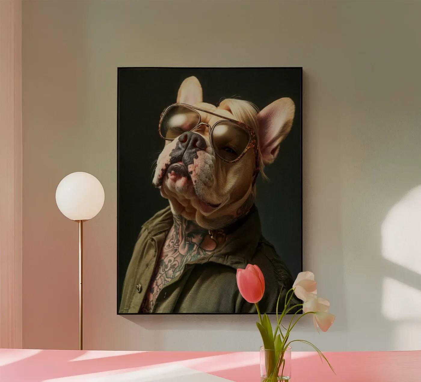 Lorenzo plexiglass da Affiches Chien Originales – Dogland