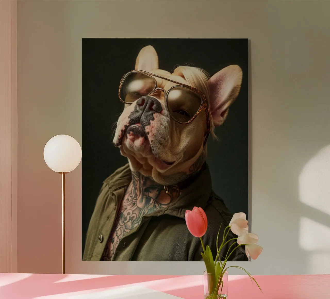 Lorenzo plexiglass da Affiches Chien Originales – Dogland