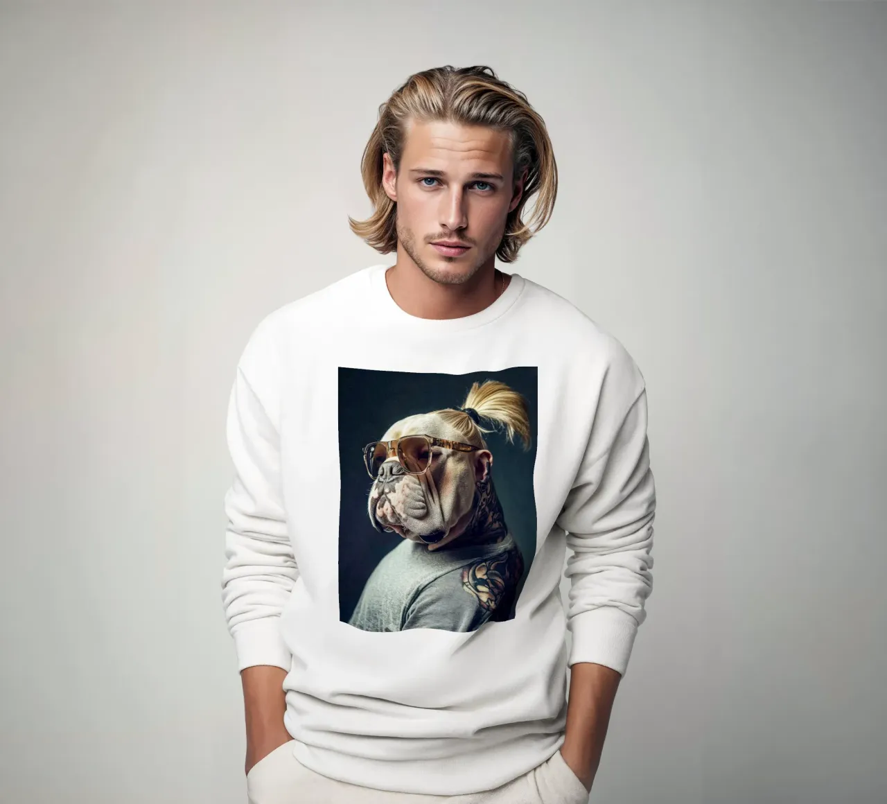Milo Sweatshirt von Affiches Chien Originales – Dogland