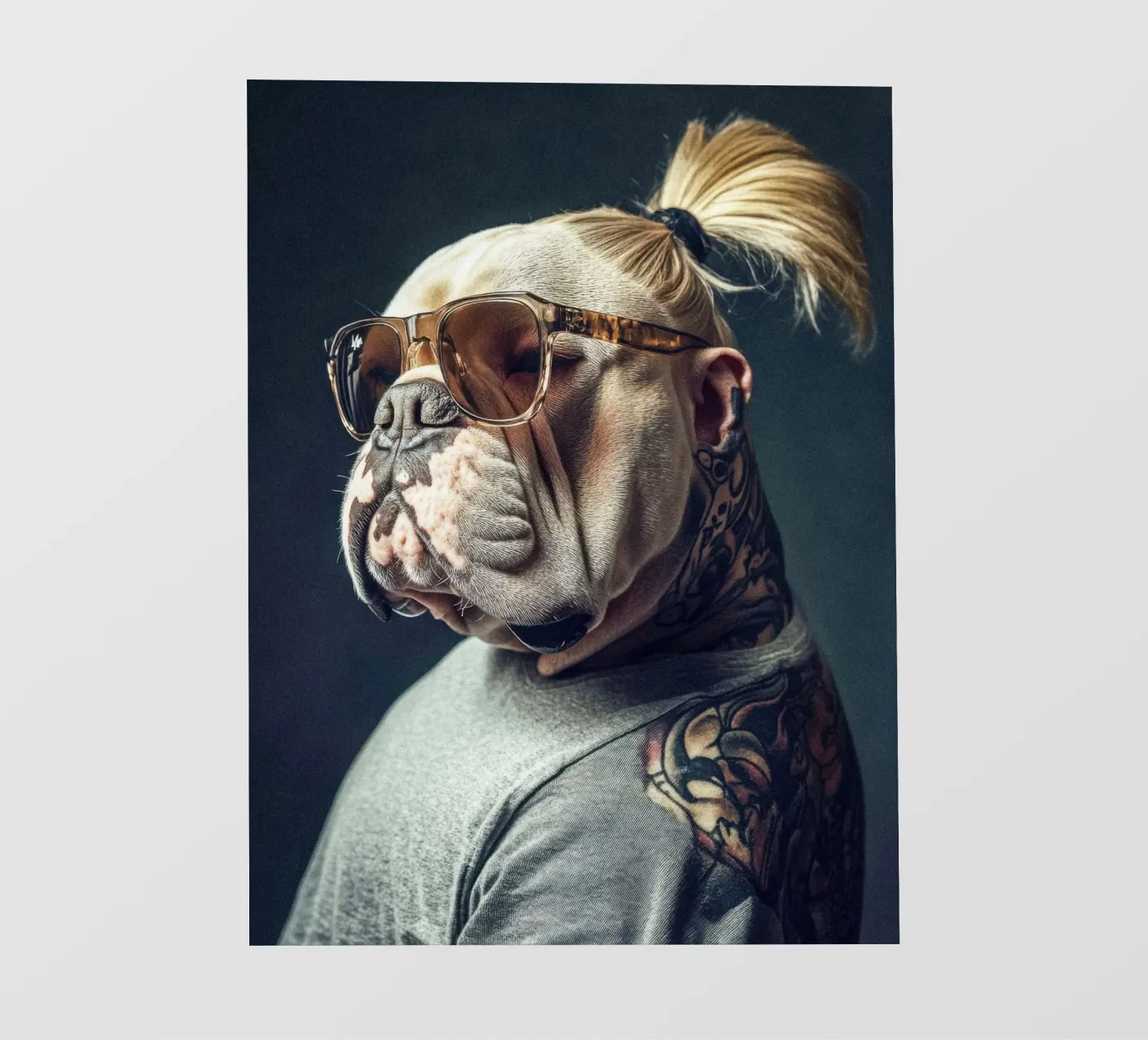 Milo fotobehang van Affiches Chien Originales – Dogland