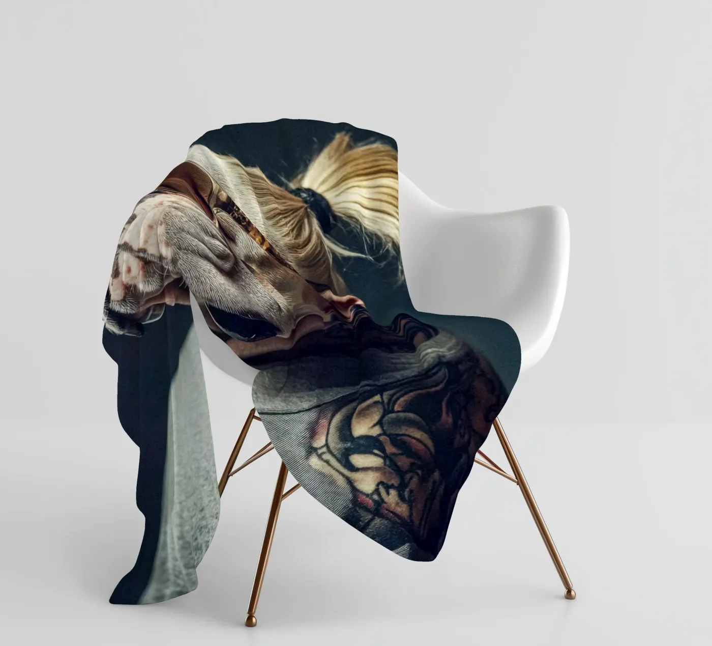 Milo Fleecedecke von Affiches Chien Originales – Dogland