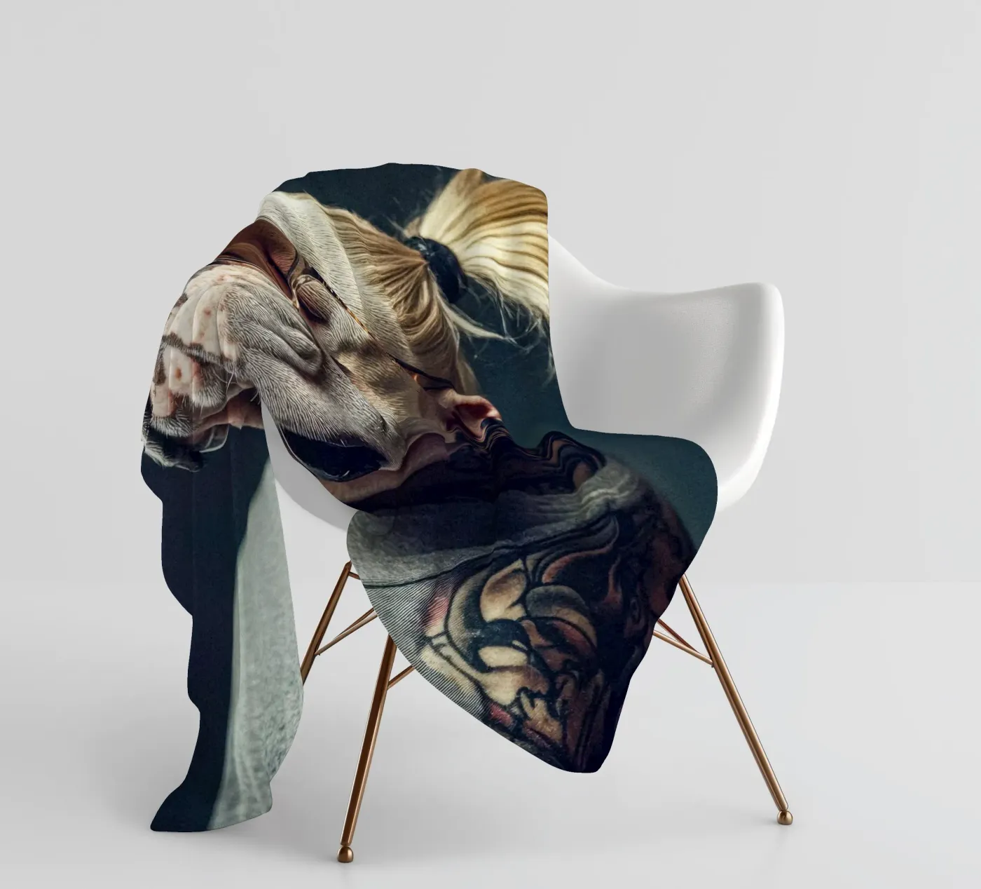 Milo fleecedeken van Affiches Chien Originales – Dogland