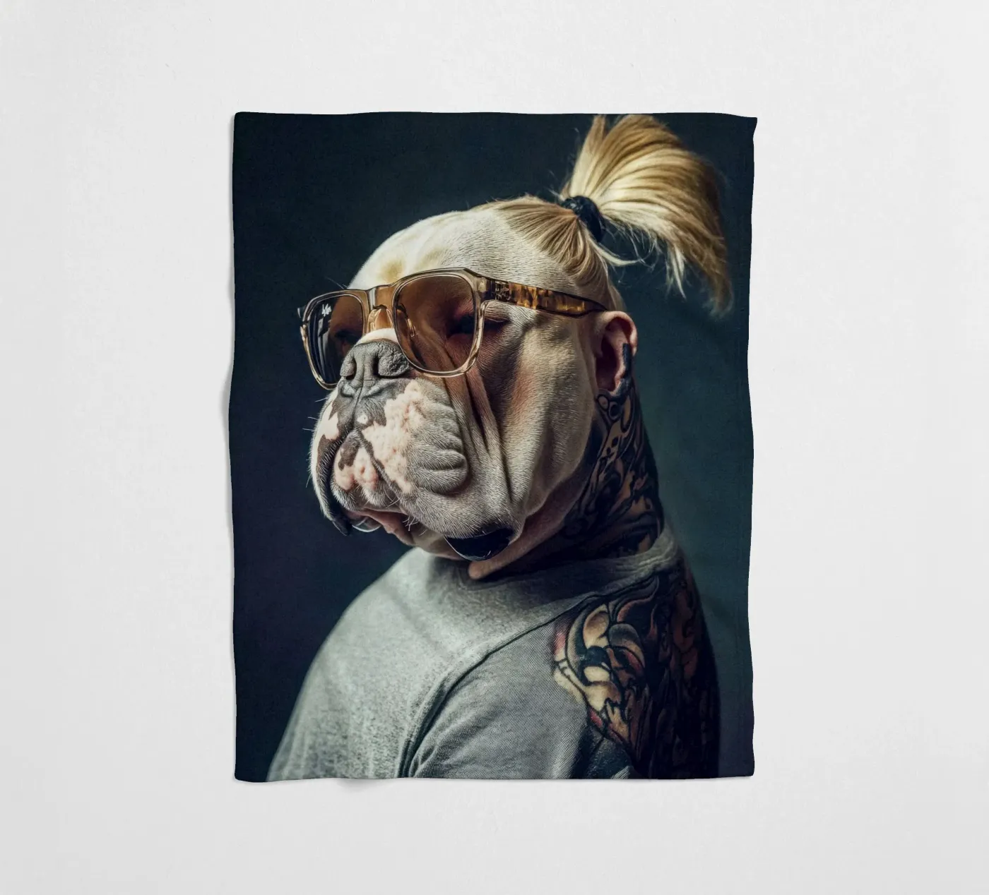 Milo fleecedeken van Affiches Chien Originales – Dogland