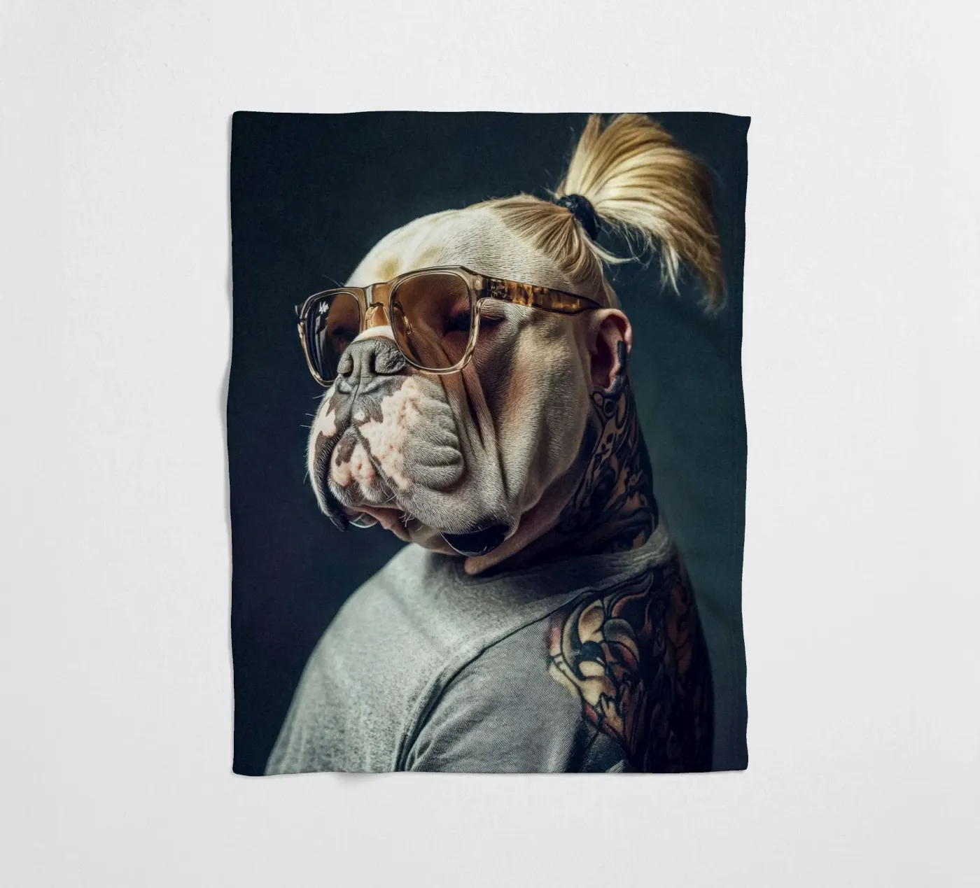 Milo Fleecedecke von Affiches Chien Originales – Dogland