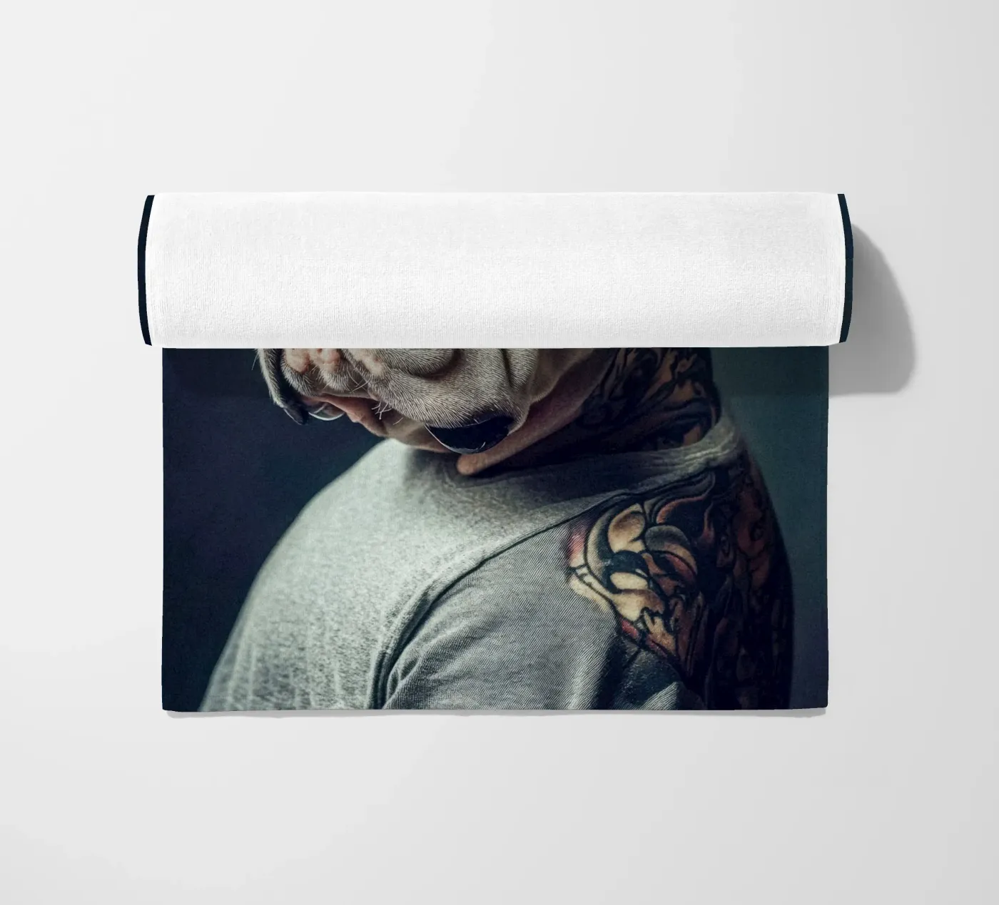 Milo strandhanddoek van Affiches Chien Originales – Dogland