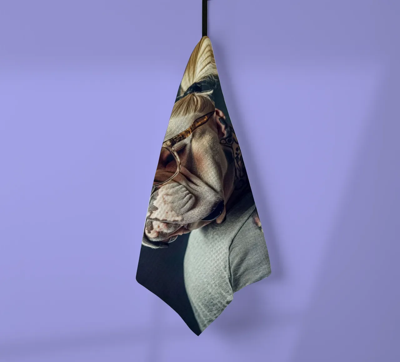 Milo canovaccio da cucina da Affiches Chien Originales – Dogland