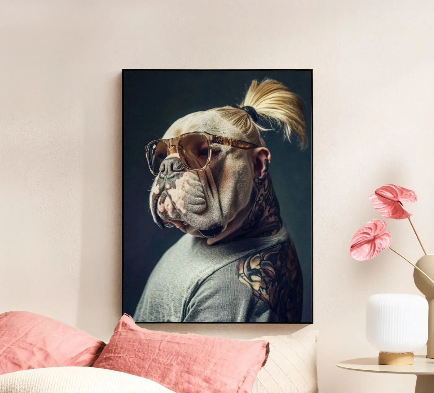 Milo acryl van Affiches Chien Originales – Dogland